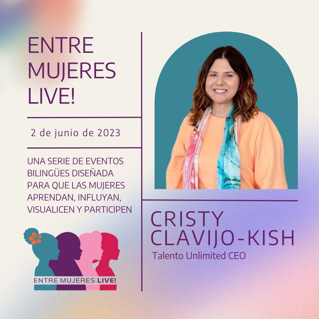 TalentoUnltd's tweet photo. "⏰ Less than 2 weeks left until the launch of Entre Mujeres LIVE! Don't miss out on this empowering event for Latina women. 

Get your tickets now! 
https://t.co/ozN42SeCFZ 

#EntreMujeresLIVE #LatinaEmpowerment https://t.co/TZolCv0y8y