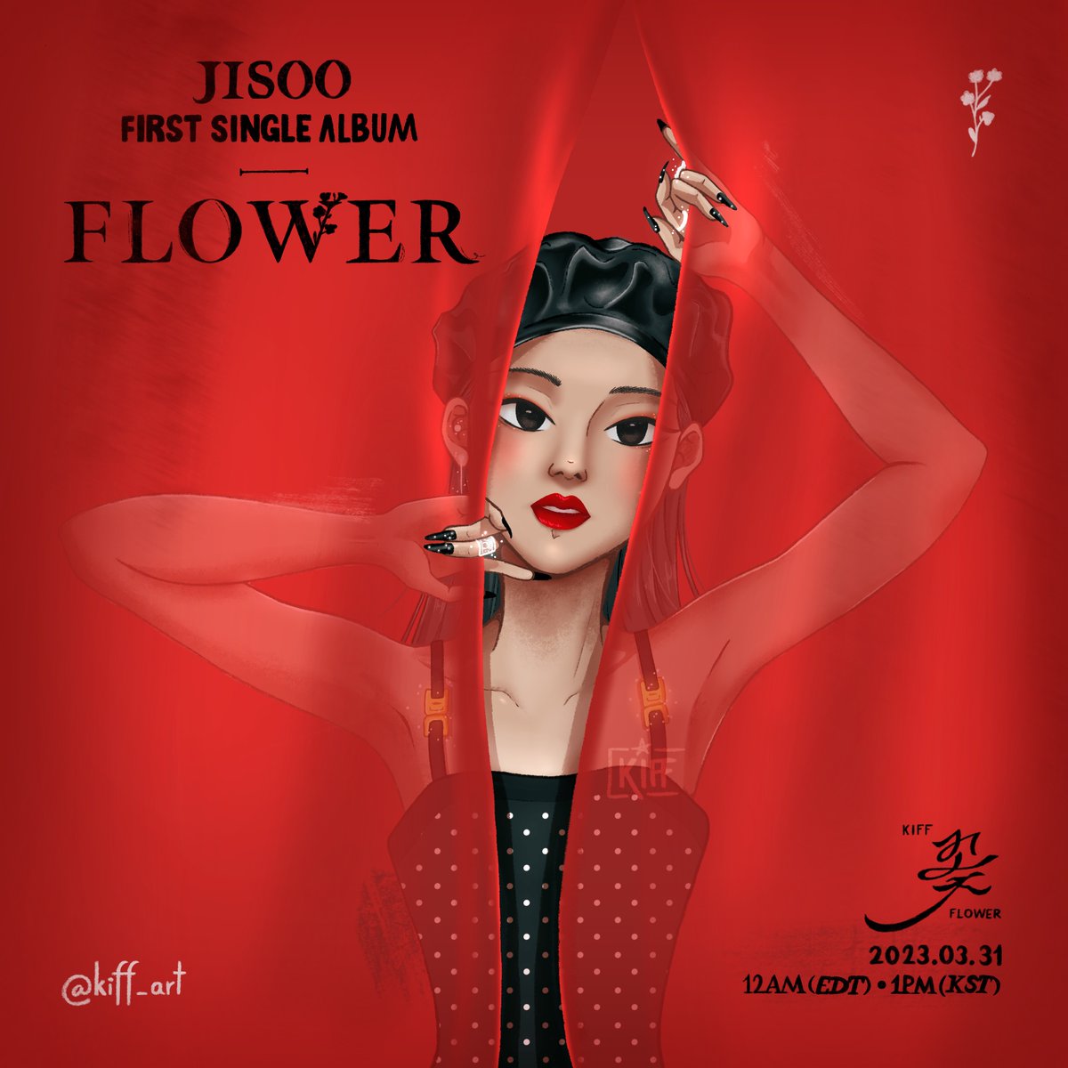 Kiff_Art's tweet photo. I loved all the concepts used for Jisoo's 1st single🌹 And since I rarely draw something using red I tried to redraw one of my favorite visuals🌹
#JISOO #JISOO_FLOWER #jisoofanart #FLOWER #BLACKPINK #blackpinkfanart #blackpinkart #albumfanart #Redraw #KPOP #kpopidol #digitalart https://t.co/wZdi79CCjD