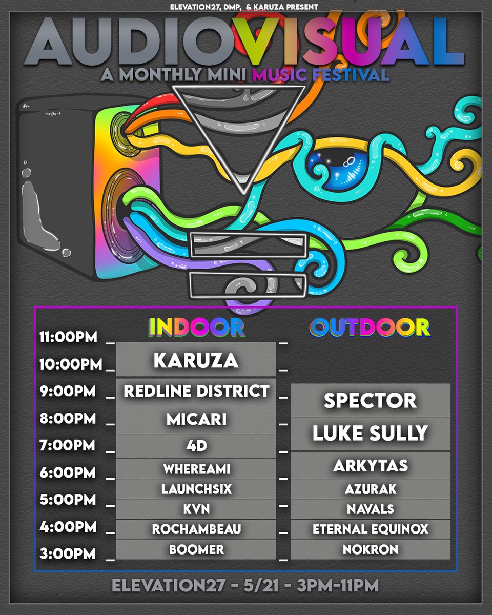 DMPVirginia's tweet photo. Set times for today at Elevation27 In Virginia Beach.

Party starts at 3!

Tickets: https://t.co/FdBWTcbrGF https://t.co/MR1FcRrVqc