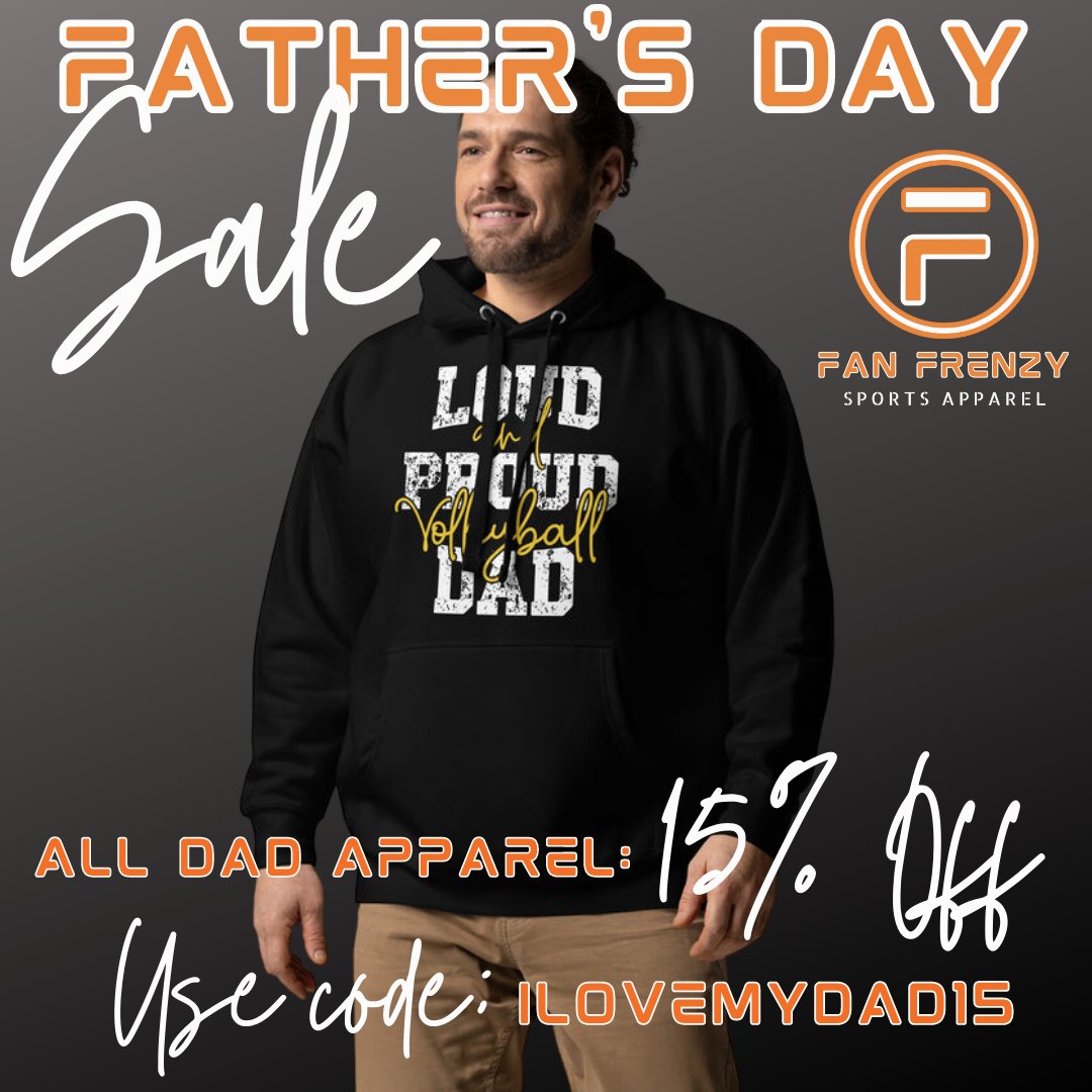 FanFrnzyApparel's tweet photo. Spoil your dad with one of our volleyball dad themed apparel items. 

use code ILOVEMYDAD15

Go to https://t.co/GkaXs9Cd0H

#dad #fathersday #love #Ilovemydad #daddy #papa  #volleyball  #volleyballdad #apparel  #sportsapparel  #tshirt #hoodie #sports #gear #equipment #outfit https://t.co/3sP7nbOX32