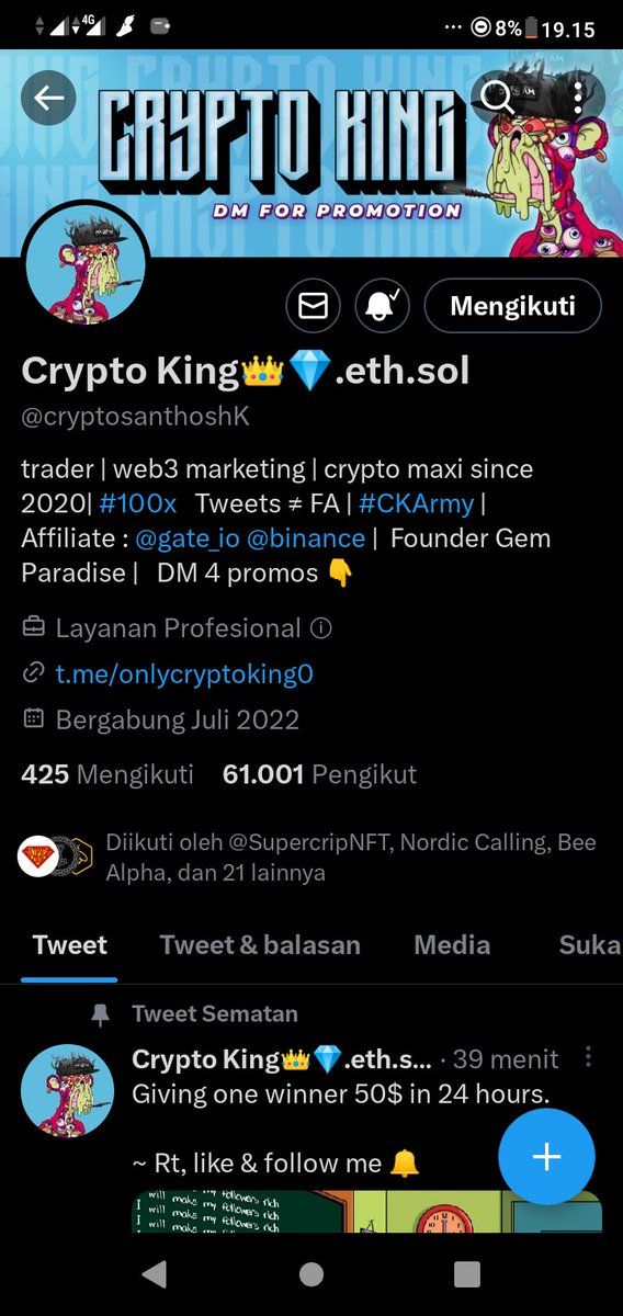 ichsanneverdie's tweet photo. @princesspromos_ @cryptosanthoshK https://t.co/WcCrtiQOio