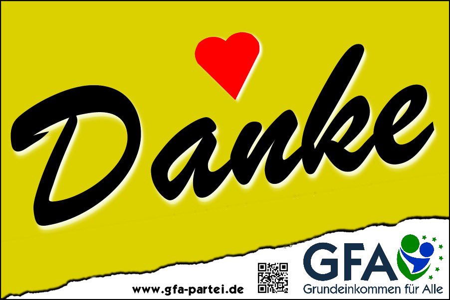 Wir bedanken uns bei alllen für Eure Unterstützung❤️. Wir sind als kleinste Partei (23 Mitglieder) mit wenig finanziellen Mitteln im Mittelfeld der Kleinparteien gelandet. Auf 05% bzw. 5.346 Stimmen können wir deshalb stolz sein. Das muss uns erstmal jemand nachmachen😊.