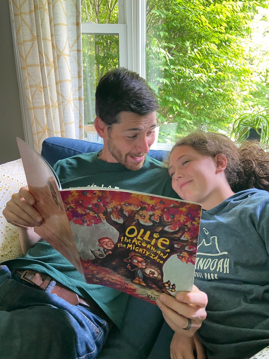 Sharing my words and @KWindness illos w/my daughter. I think Ollie has his first fan.

Thanks for the F&amp;Gs <a href="/PageStreetKids/">Page Street Kids</a> 

Local #librarians &amp; booksellers you are next. I can’t wait to give you a sneak peek soon. <a href="/SilUnicornActon/">Silver Unicorn Books</a> <a href="/GaleFreeLibrary/">Gale Free Library</a> <a href="/BlueBunnyBooks/">Blue Bunny Books</a>