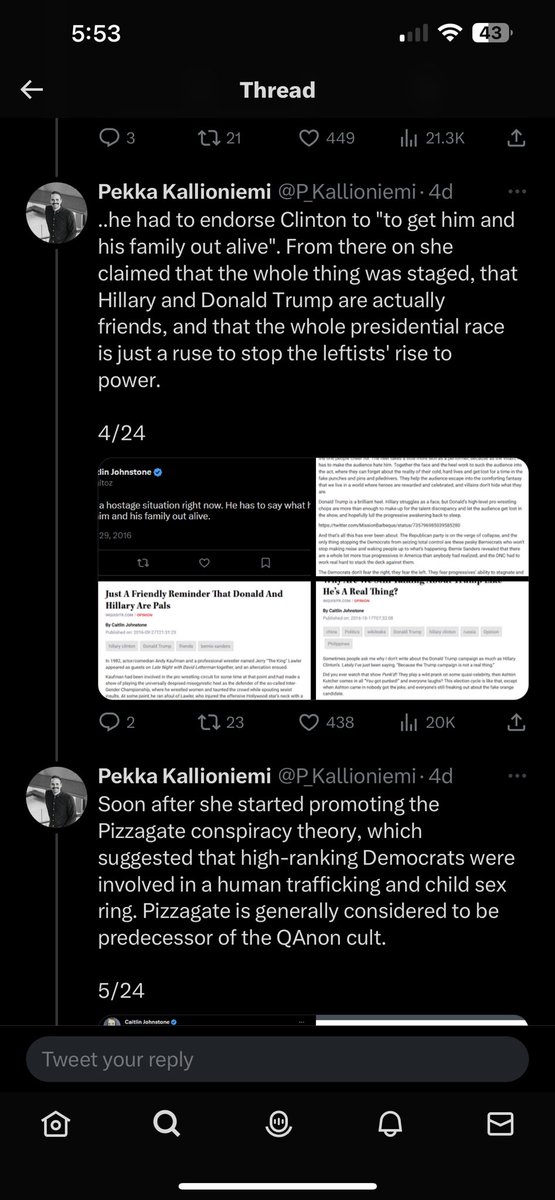 NotMickyAtko's tweet photo. MickAtko: @caitoz @P_Kallioniemi You resort to gendered curse-words rather than meet my challenge of saying which of @P_Kallioniemi’s damaging evidence about you is false. Did he send you what he was proposing to Tweet before Tweeting so he could avail h… https://t.co/Dqn9T3ehXu