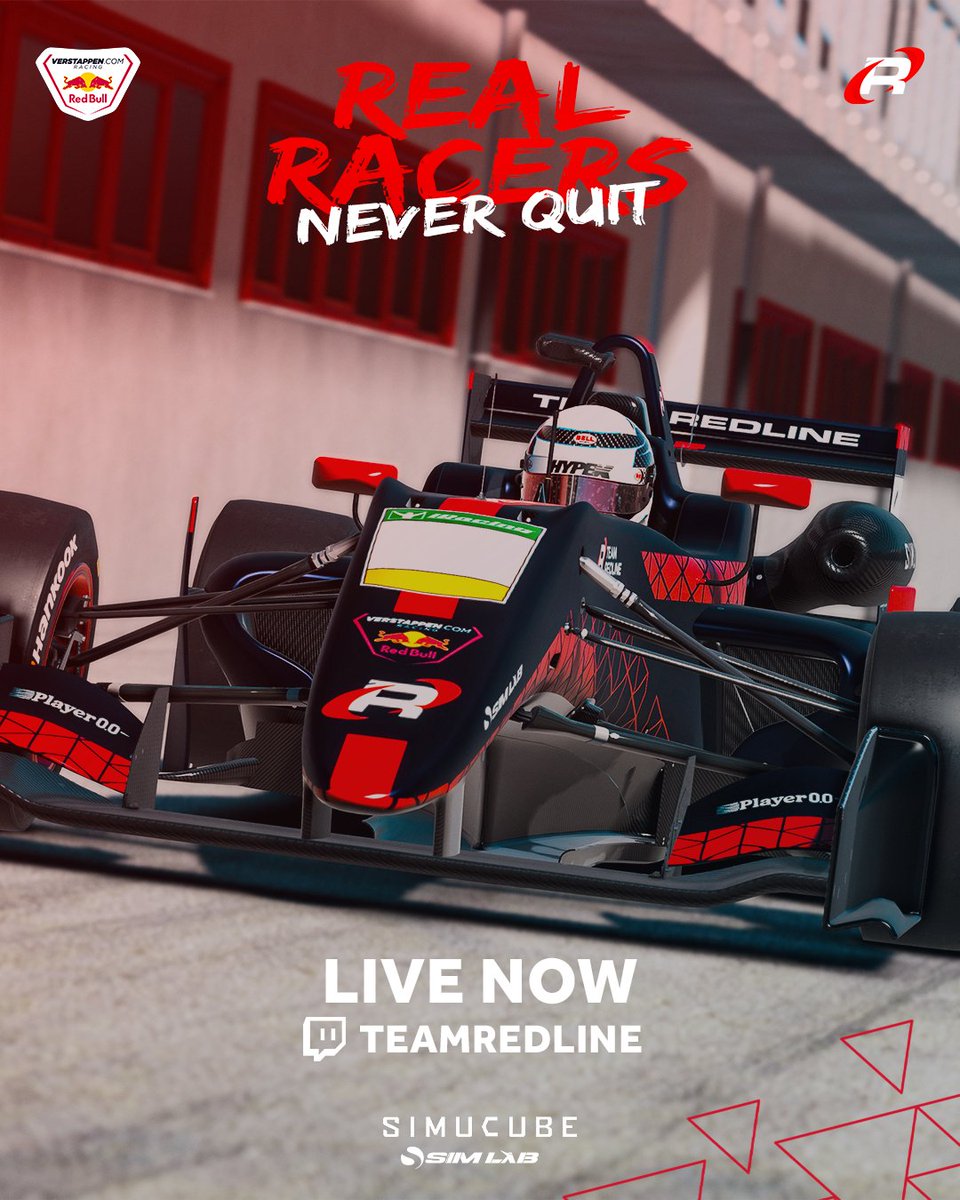 Let's do this 🔥

LIVE 📺 twitch.tv/teamredline

<a href="/redbull/">Red Bull</a> <a href="/VerstappenCOM/">Max Verstappen</a>