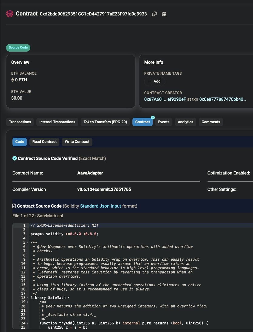 One beautiful trick that I have learned from <a href="/0xWeisss/">weiss.eth</a> :

1/4 Isn't it annoying when you have to read the contracts in etherscan like that: