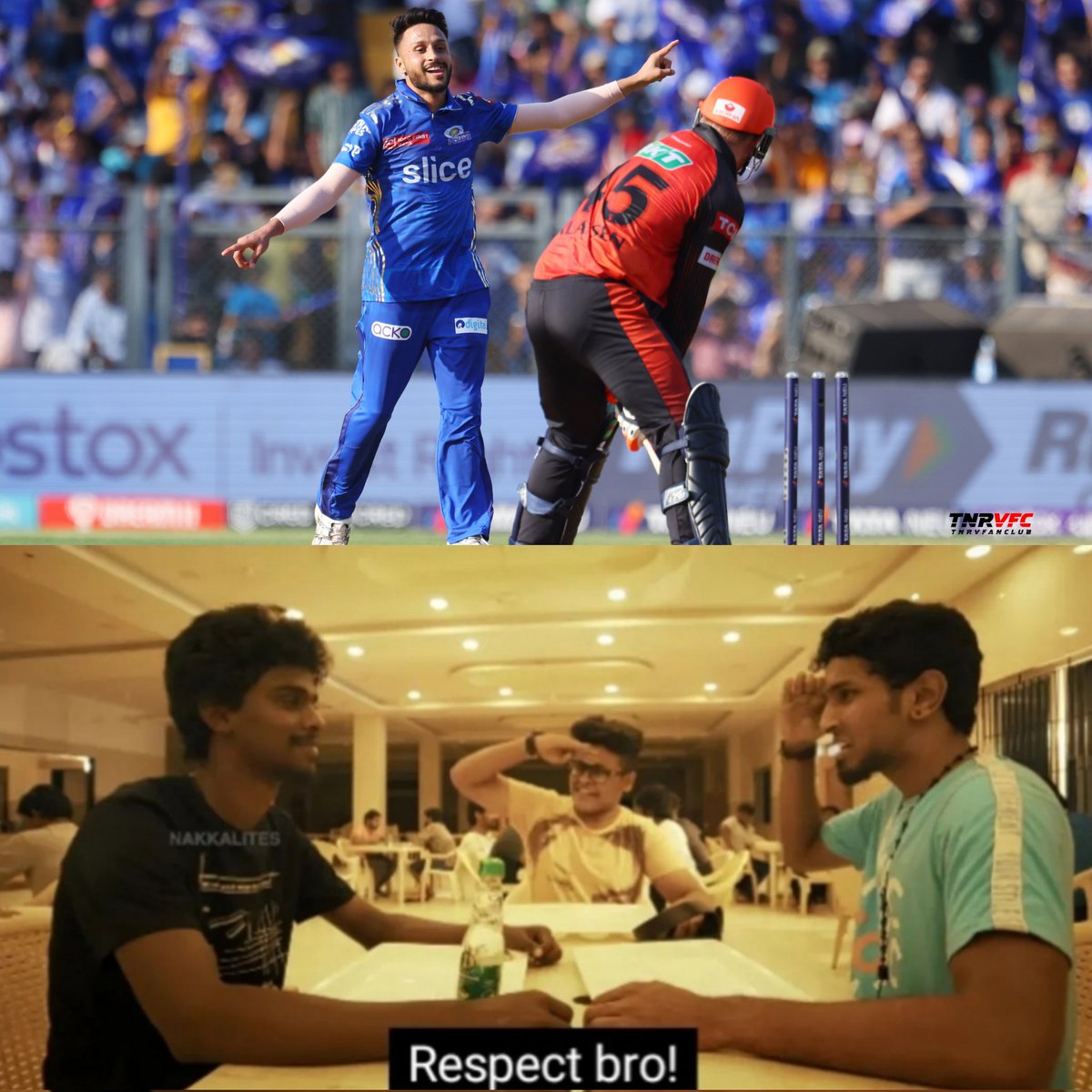 tnrohiratfc's tweet photo. Respect Bro 💙🔥
#MIvSRH #IPL2023 #IPLtamil https://t.co/vLIy2w12eY
