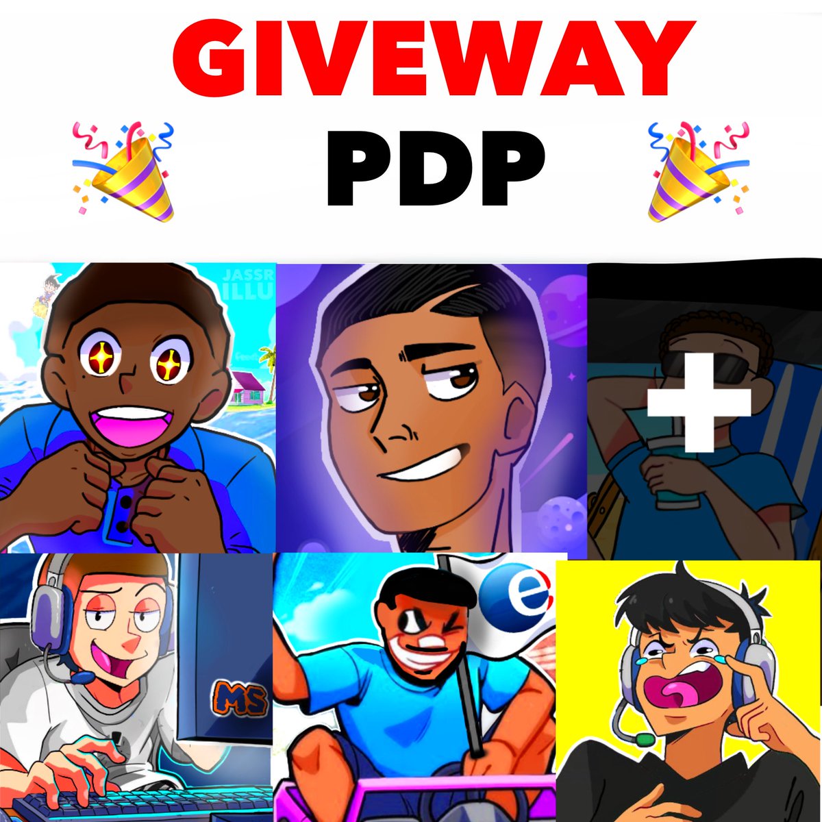 GIVEWAY 100 FOLLOWERS 🎉
🎁 TENTE DE GAGNER 1 PDP
•❤️+♻️
• follow @JassR_illu 
• tag un pote
T.A.S: 30/05