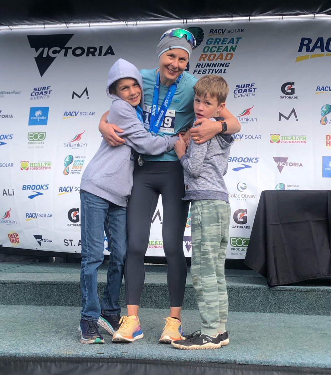 In the 263 days since my #breastcancer diagnosis, through my surgery and chemo, my family friends and doctors helped me strive for health. Today I completed the great ocean road marathon #exerciseismedicine <a href="/KollingINST/">Kolling Institute</a> <a href="/OzCvA/">ACvA</a> <a href="/heartfoundation/">Heart Foundation</a> <a href="/FranklinWomen/">Franklin Women</a> <a href="/franboyleAM/">Fran Boyle she/her</a>
