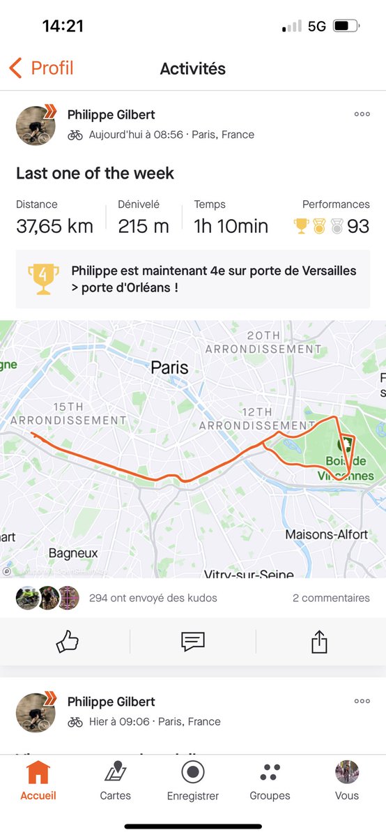 PhilippeGilbert's tweet photo. https://t.co/WRbnbckQAr 

Honnêtement je préfères Vincennes à Longchamps et vous ? https://t.co/GuT71MaiCz