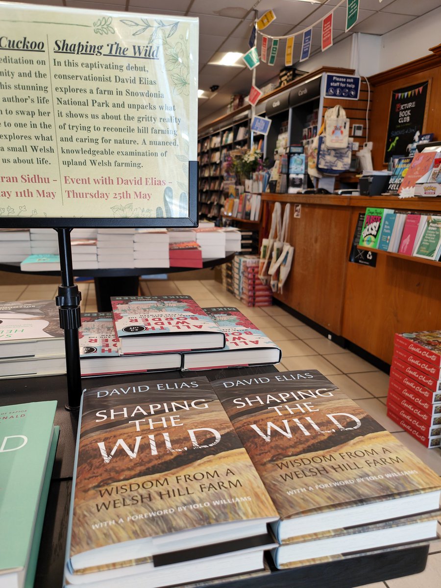 Join us on Thursday 25th May when we have David Elias in store discussing his new book Shaping the Wild! Tickets are still available on the Waterstones website, book now to avoid disappointment. We are looking forward to sharing with you with fantastic book!