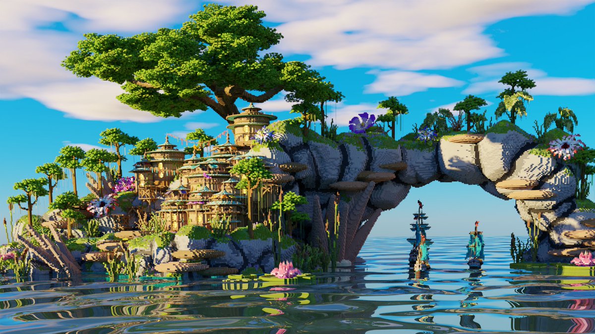 Island build by <a href="/neaseabe/">Neaseabe</a> 
Rendered at day and night

#Minecraft #Minecraftbuilds #minecraft建築コミュ #minecraftbuild #Minecraftrender