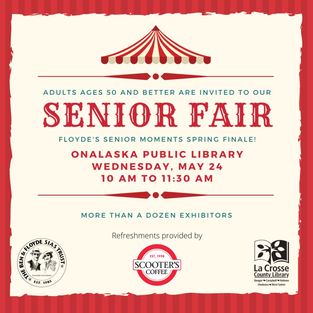 aroundrivercity's tweet photo. NEW EVENT! Senior Fair #LACROSSEWI #AroundRiverCity https://t.co/SjVeQzXuDN https://t.co/0SQj4kWoBV