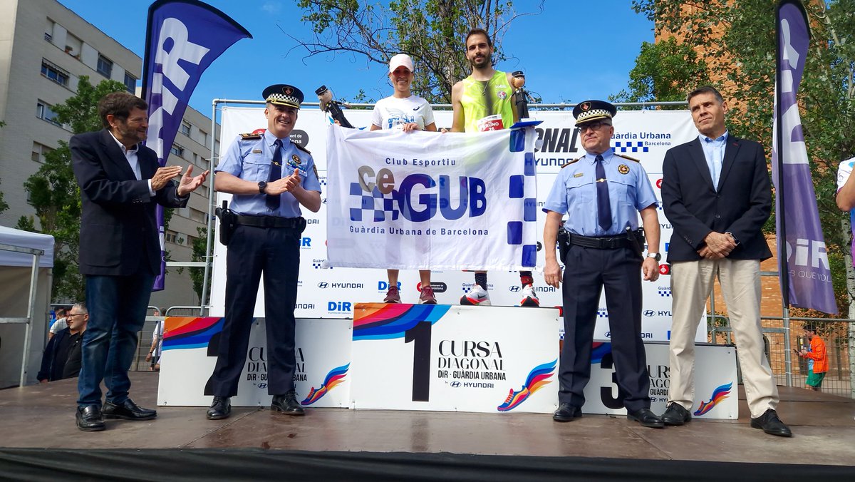 GUBBarcelona's tweet photo. 🏃🏻‍♀️🏃🏻‍♂️ Aquest matí s'ha disputat la Cursa DiR Diagonal Guàrdia Urbana.

🥇 Felicitats als guanyadors/res i a la resta de participants que han omplert la Diagonal de colors i entusiasme per l'esport.

@cegub_  @ClubsDiR @Atletisme_FCA https://t.co/AZe3pKzK7n