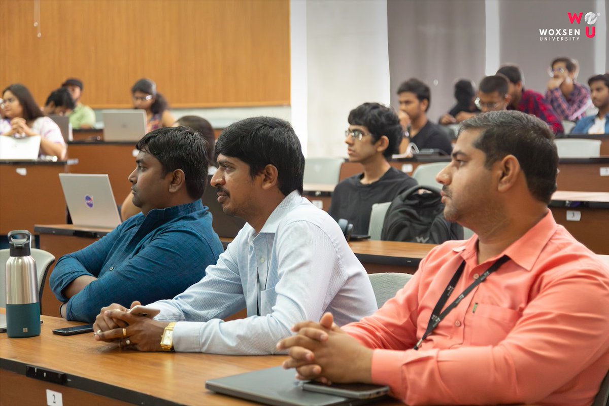 Woxsen's tweet photo. Prof. Sonal Kumar, Professor & Independent Consultant, gave an interesting session on the prominence of Emotional Intelligence in the Age of Artificial Intelligence.
#woxsen #woxsenuniversity #schooloftechnology #engineering #technology #newagelearning #futureyou #hyderabad https://t.co/eWLbX5NAw8