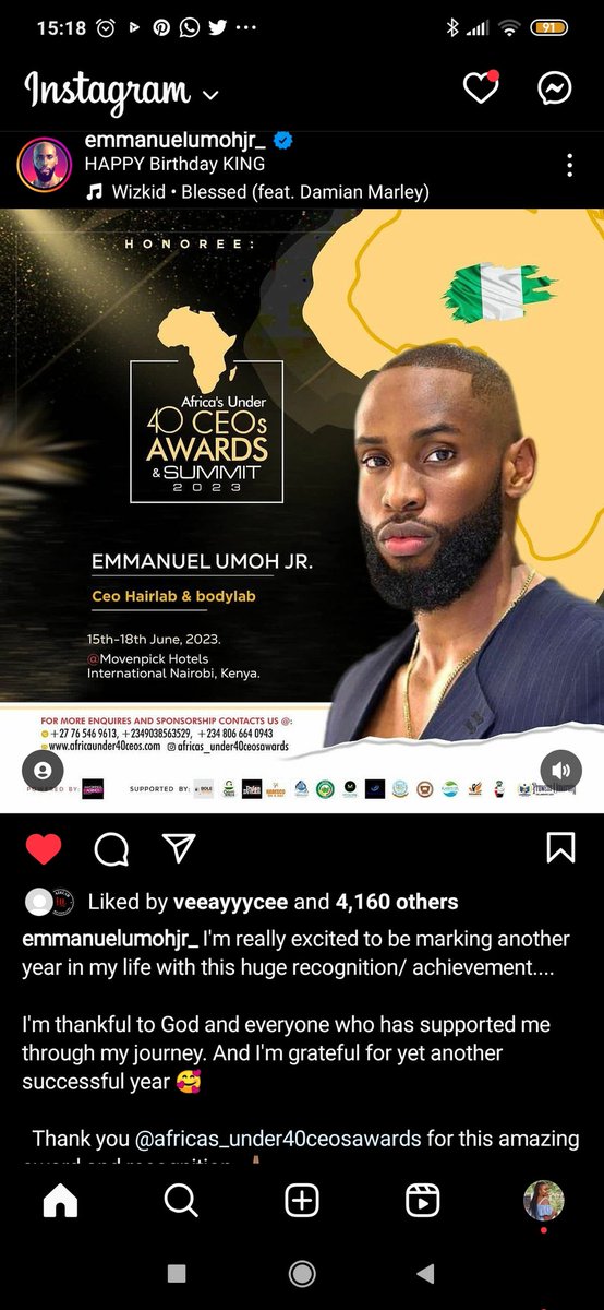 ZeusUmoh's tweet photo. WORLD EMMANUEL UMOH DAY

Happy birthday to the most amazing human in this world 🥺😍.....Thank you for being the best fur-parent I ever wished for 🐶🥹😍🐕

Alsoooo, congratulations on your award!!!To greater heights🖤🐶🖤

EMMANUEL AT 26

#EmmanuelUmoh https://t.co/rCSBJnXQSX