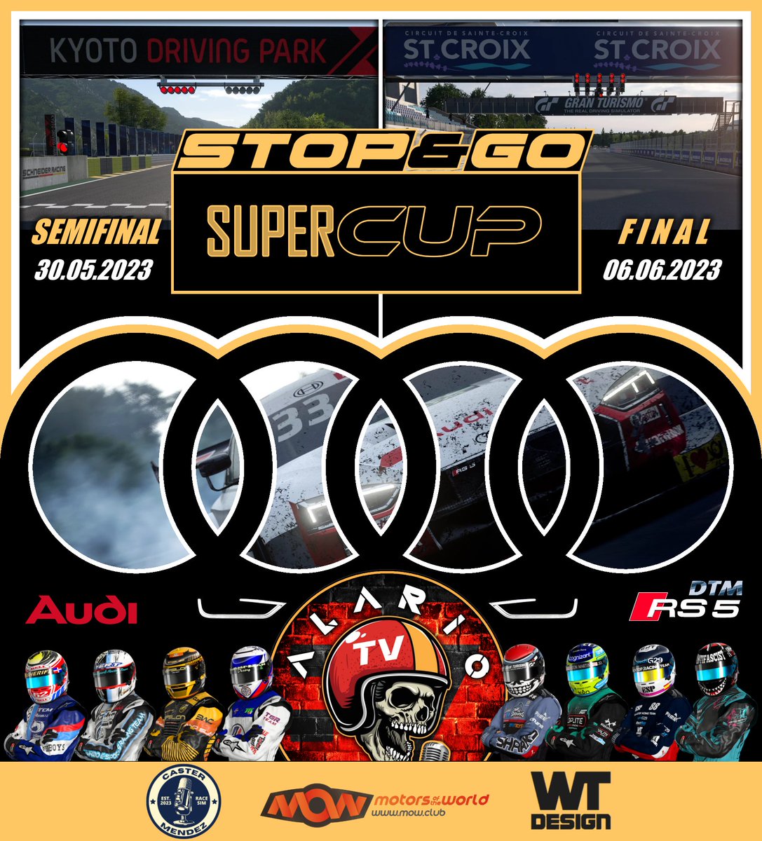 Tic Tac ... Tic Tac, a final de mes llega la #IIISuperCUP,  competición reservada para las 8 escuderías, con mejores resultados en las otras 4 competiciones regulares de <a href="/StopGoSimu/">Stop&Go Simulación</a>.

Con <a href="/alario1987/">Alario87 TV</a> en cabina y la colaboración especial de @pepilloracing16 

#OnlyForBraves