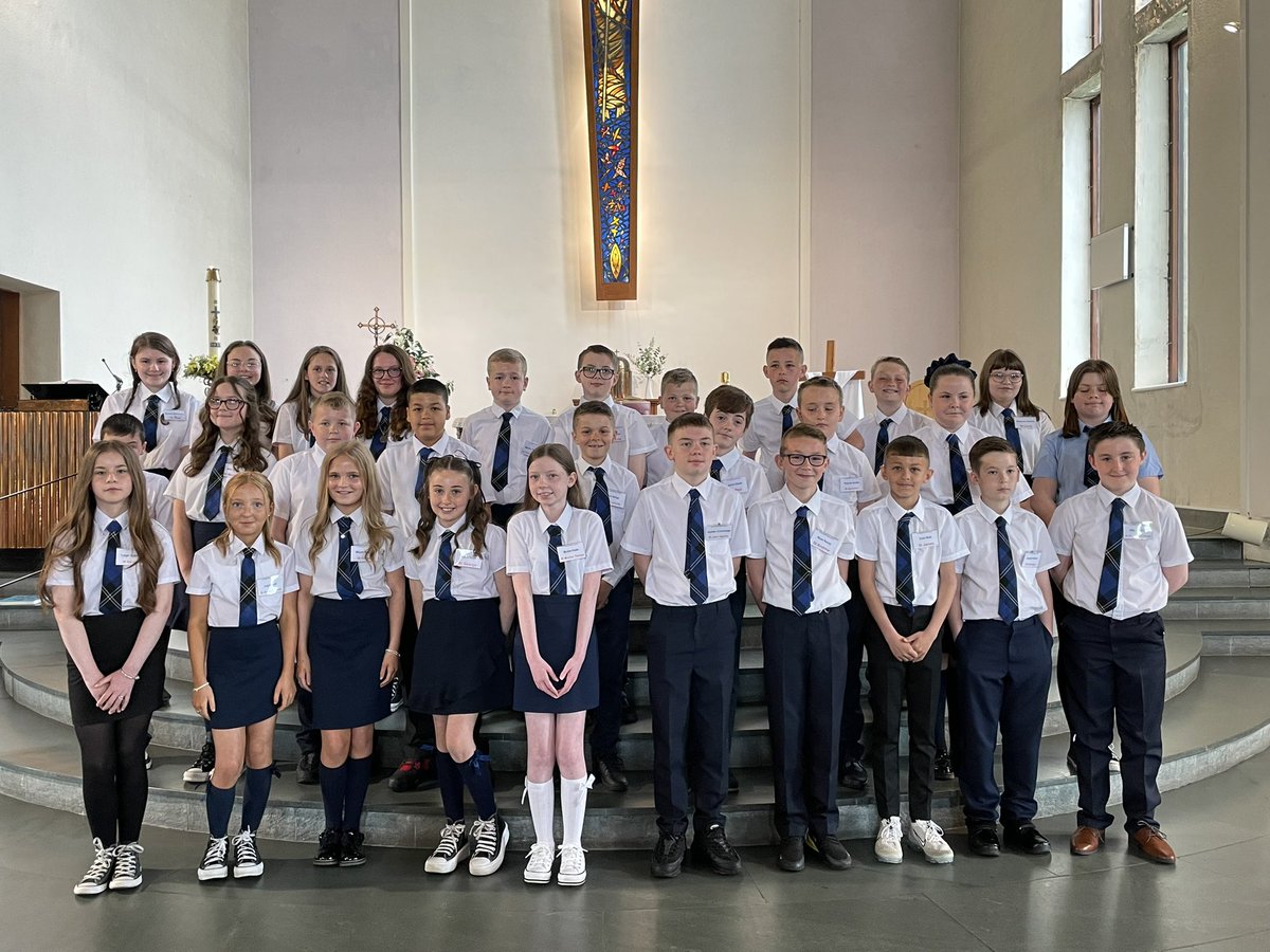 Please pray for our wonderful Primary 7 pupils who were Confirmed @LarkfieldRC this morning. Thanks to all of our staff who have worked supported the children @MissBrownSTAnd @BonarMrs @GillNeesonCMO @St_Andrews_DHT . Thanks also to our families for their support.