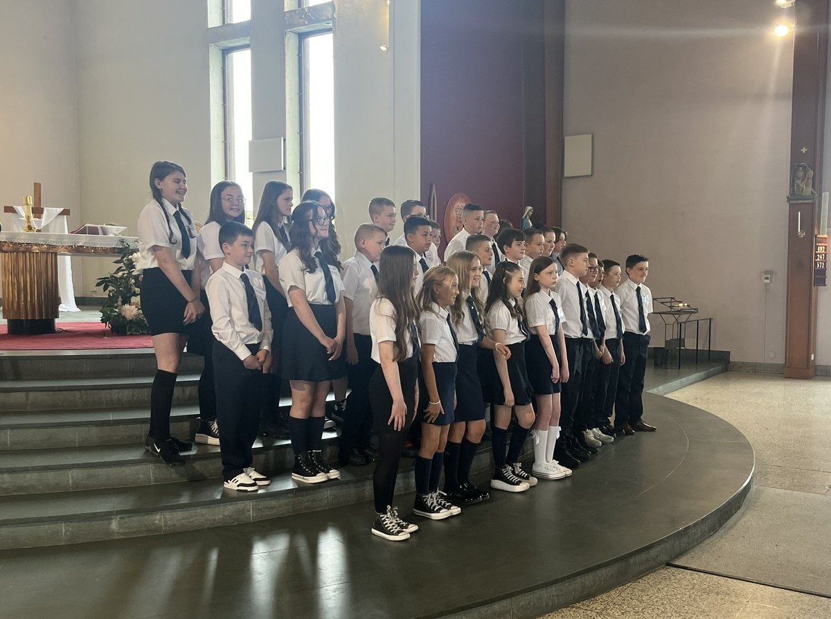 So proud of our P7s who were Confirmed, this morning. Today is the beginning of an incredible journey through life with God at your side. @saintandrewsps @LarkfieldRC @BonarMrs @MissBrownSTAnd @mrs_mcshane @GillNeesonCMO