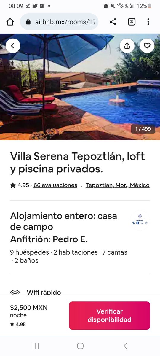 NieveMandarina's tweet photo. Hace un mes regresé a México de vacaciones y el señor que administra este airbnb nos robó y estafó. Ayudenme a reportar su anuncio y les cuento la chisma para que a ustedes no les pase https://t.co/TwAl8jrXA6 https://t.co/Z16YMNRet8