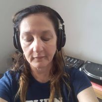 LAMYB's tweet image. This is me blissnerding out to my show on @WXNA. I love playing music for you and it's a feeling I know I share with every  DJ at the station. WXNA is a labor of love but labors cost money and we are asking you to join us with a monthly membership. Go to WXNAFM.ORG.