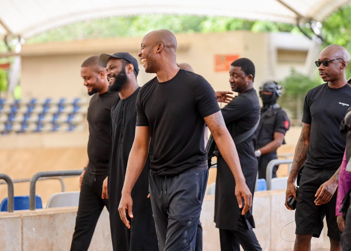 OriyomiOflagos's tweet photo. 4 DAYS TO GO 

Son of the President-elect and chairman of the organizing committee of the Renewed Hope Concert, Seyi Tinubu, was at the stadium to inspect the level of work done in preparation for the epoch making event coming up on the 25th of May, 2023. https://t.co/mClmzghOTR