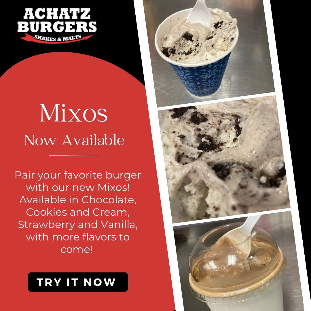 Achatzsocial's tweet photo. We have something NEW for you!
 #achatzburgers #achatzfood #burgertoppings #malts #shakes #burgersandshakes #bestbunsintown #algonac #algonacmichigan #marinecity #fastfooddoneright #fastfoodburgers #fastfood https://t.co/XTopQi3di8