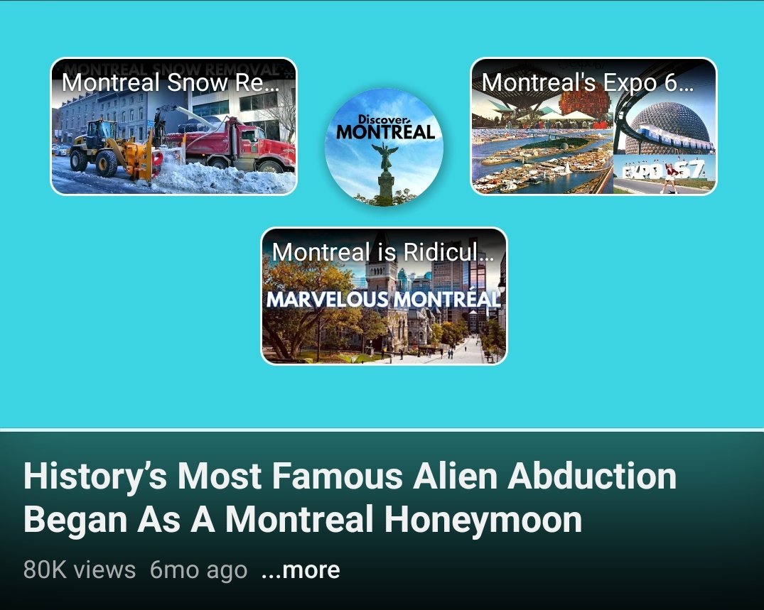 RobertSkvarla's tweet image. Imagine you&apos;re Barney and Betty Hill and you experience something highly traumatic, whatever it is, only for a tourism board to turn it into a promotional video for their city