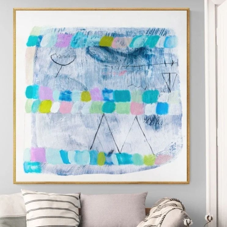 blue wall art Abstract painting print, pastel pink mid century modern abstract art Large wall decor print with light blue pink and yellow #blue #housewarming #pink #entryway #contemporary #architecturecityscape #abstractpainting #largewallart #pinkandyel… instagr.am/p/CsgV4VItjVt/