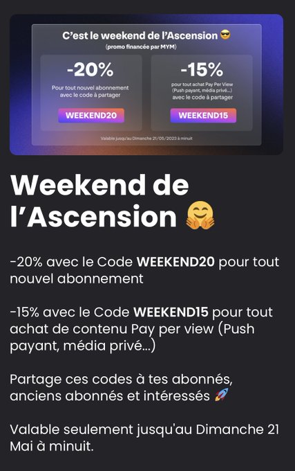 Nouvelle vid&eacute;o &agrave; 16H profitez-en ;) https://t.co/RXDReSvoQo<a href="/tag/mym"class="tags"><span>#mym</span></a><a href="/tag/mymfrancaise"class="tags"><span>#mymfrancaise</span></a>