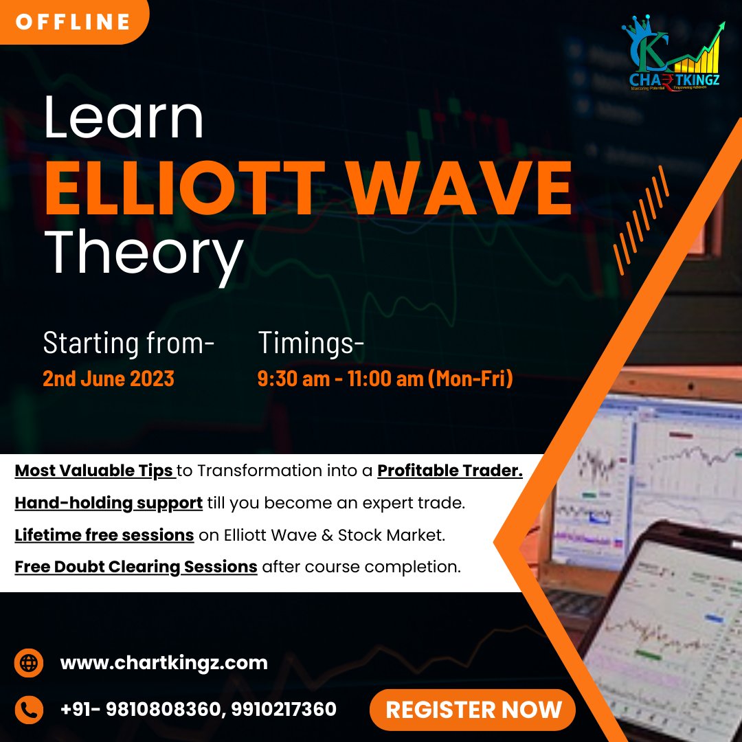 chartkingzzz's tweet image. Offline &quot;Advance Technical Analysis: Mastering Elliott Wave Programme&quot;  

#chartkingz #Elliottwave #elliottwavetheory #learnelliottwave #elliottwavestrategy #StockMarket #learstockmarket #trading #TRADINGTIPS