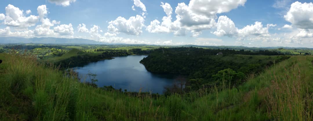 Great view and arun I did around this crater lake. Awesome run.@TonyNatif @ActivateUgandaL @wekesa_amos