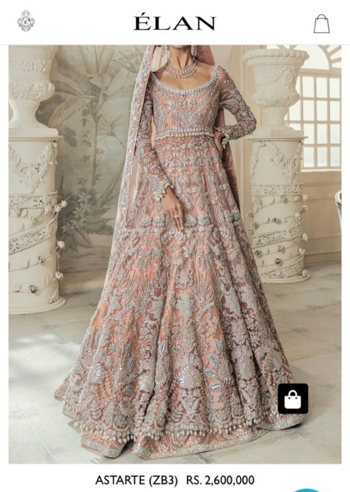 The mastermind behind the lahore attacks, dual national, backed up by a strong family, the owner of Elan sells Lehanga worth 2.6 Million.
How can she be treated like an ordinary citizen. 
To whom she sells such dresses, seems like a NAB case to me. 
Mint money here, that's it.
.