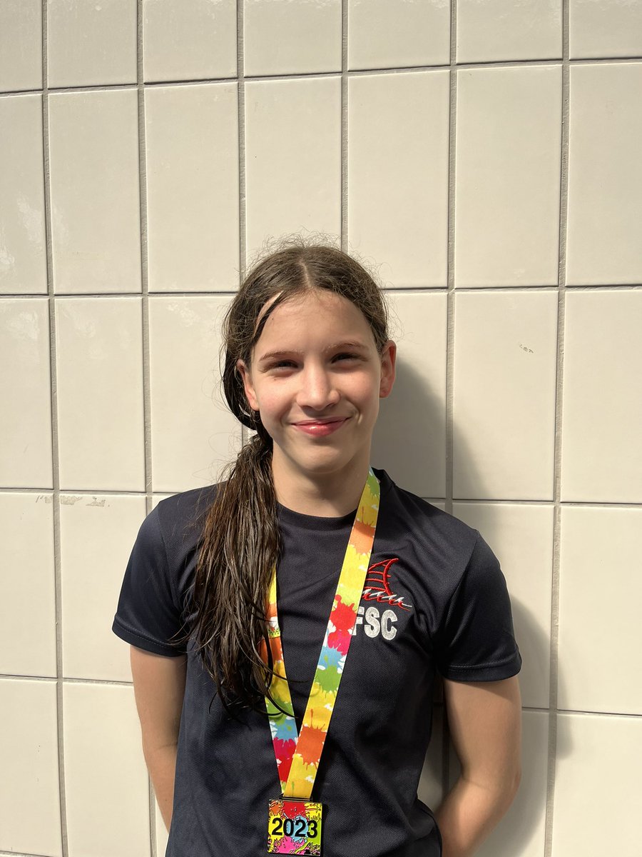 FormbySC's tweet image. Well done Thea, gold in the girls 12/13 butterfly 🙌🥇
