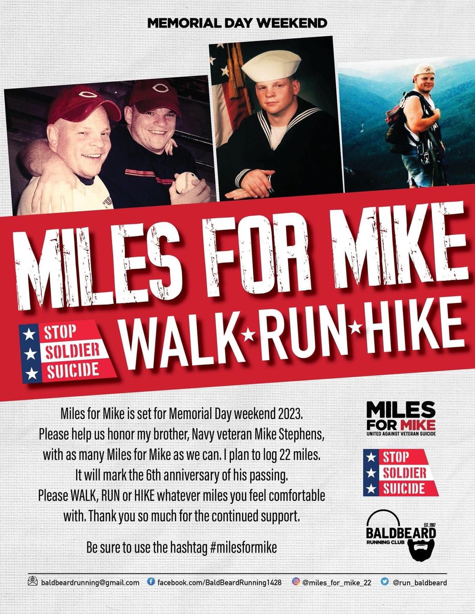 This Saturday, May 27, I’m going to do my best to cover 22 MILES for MIKE at Haig Mill Lake Park here in Dalton, Georgia. 

Hoping you can join me virtually with whatever miles you feel comfortable with. 

#milesformike