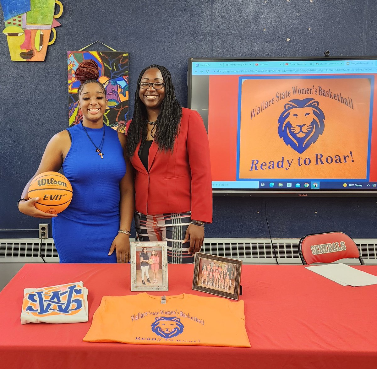Congratulations Charity Fantroy on an amazing 4 years at Lee high school! A true example of a student-athlete finishing #4 in her senior class. Our captain🏀!  I'm so proud of you! Love you and I expect even more great things at Wallace State CC! 💪🏾⛹️🏾‍♀️ <a href="/csheri23/">Charity Fantroy</a> #LeeU❤️🤍❤️🤍
