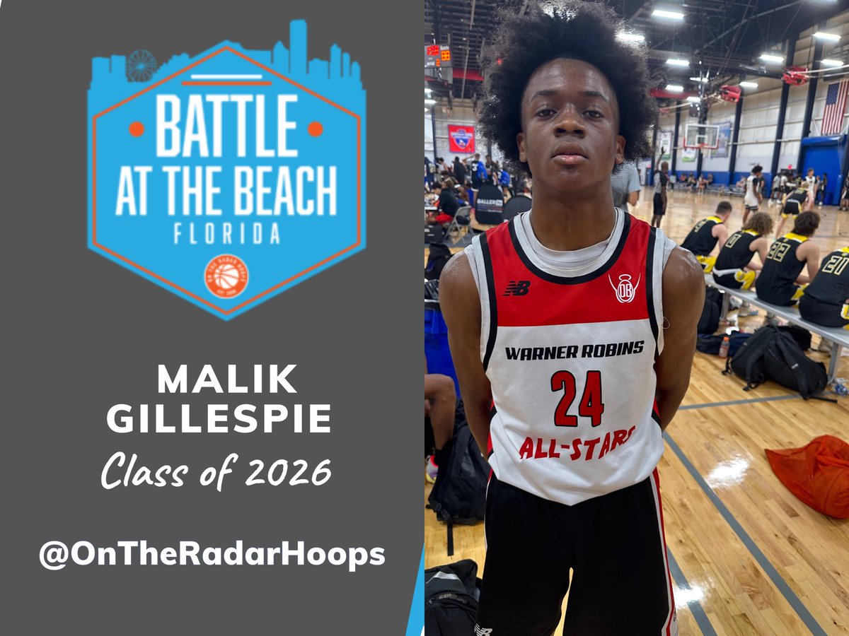 AOIHOOPS's tweet photo. @MalikDaBeast1 2026 Malik Gillespie continues to make noise playing up on 17u dropped 18 points against a tough Tre Mann Elite squad the upside is off the charts for this young man @OntheRadarHoops @OTRHoops #OTRBATTLE https://t.co/ufwGv2AEiC