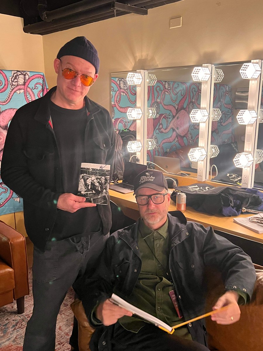 HABooks1's tweet photo. Always a pleasure when artists featured in our releases receive their copies. @grahammacindoe took his brilliant photozine to Chicago to @TheNational shows this week and even got his copy signed. More info at: https://t.co/JZLoTkYoQo 

#thenational #scottdevendorf #mattberninger https://t.co/J1oMLYLWAq