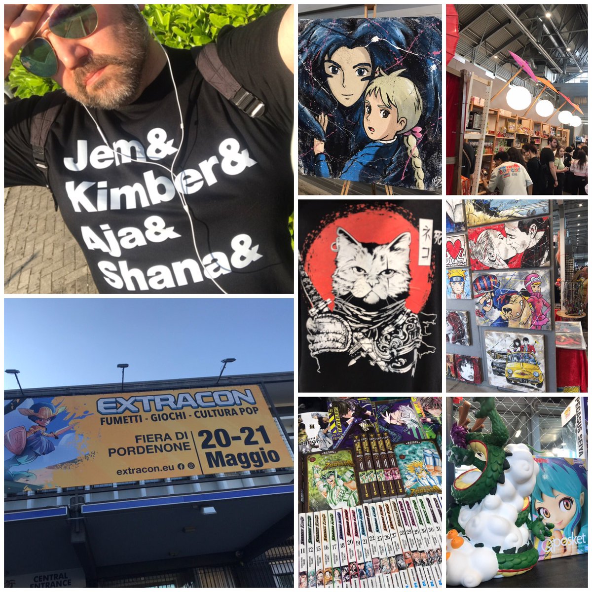 JosephTaravella's tweet photo. ☀️ e fumetti! 🇯🇵🥢 日曜日 #Extracon @PordenoneFiere (… e Jem⭐️) @FVGlive https://t.co/XTjQoxqys2
