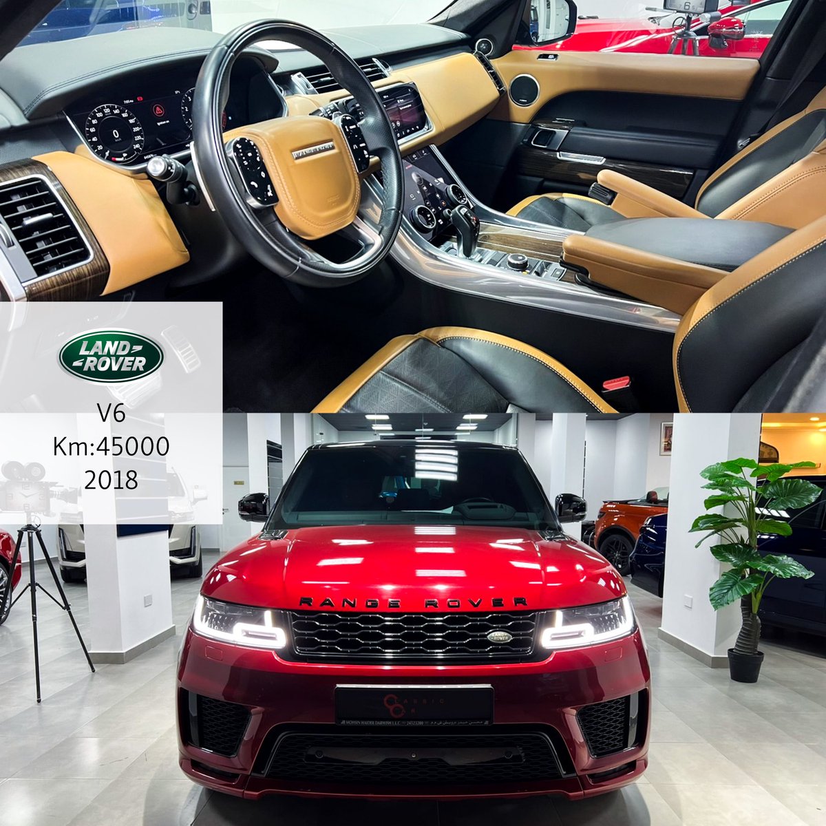 OmanVehicles's tweet photo. نوع السياره: رنج روفر سبورت 
الفئه: اوتوبايجورفي 
الموديل: 2018
عدد السلندرات: 6 سلندر
الممشى: 45000

Type: Rang Rover Sport
Model: 2018
Engine: V6
Mileage: 45000 https://t.co/MeZZ8Y5VmT