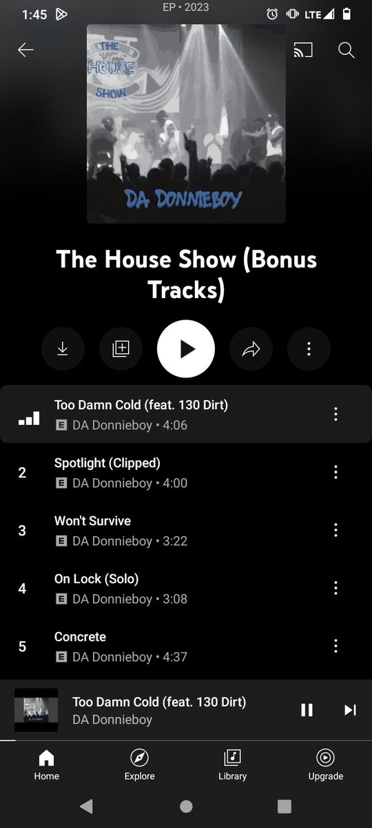 BONUS TRACKS UP.
#thehouseshow