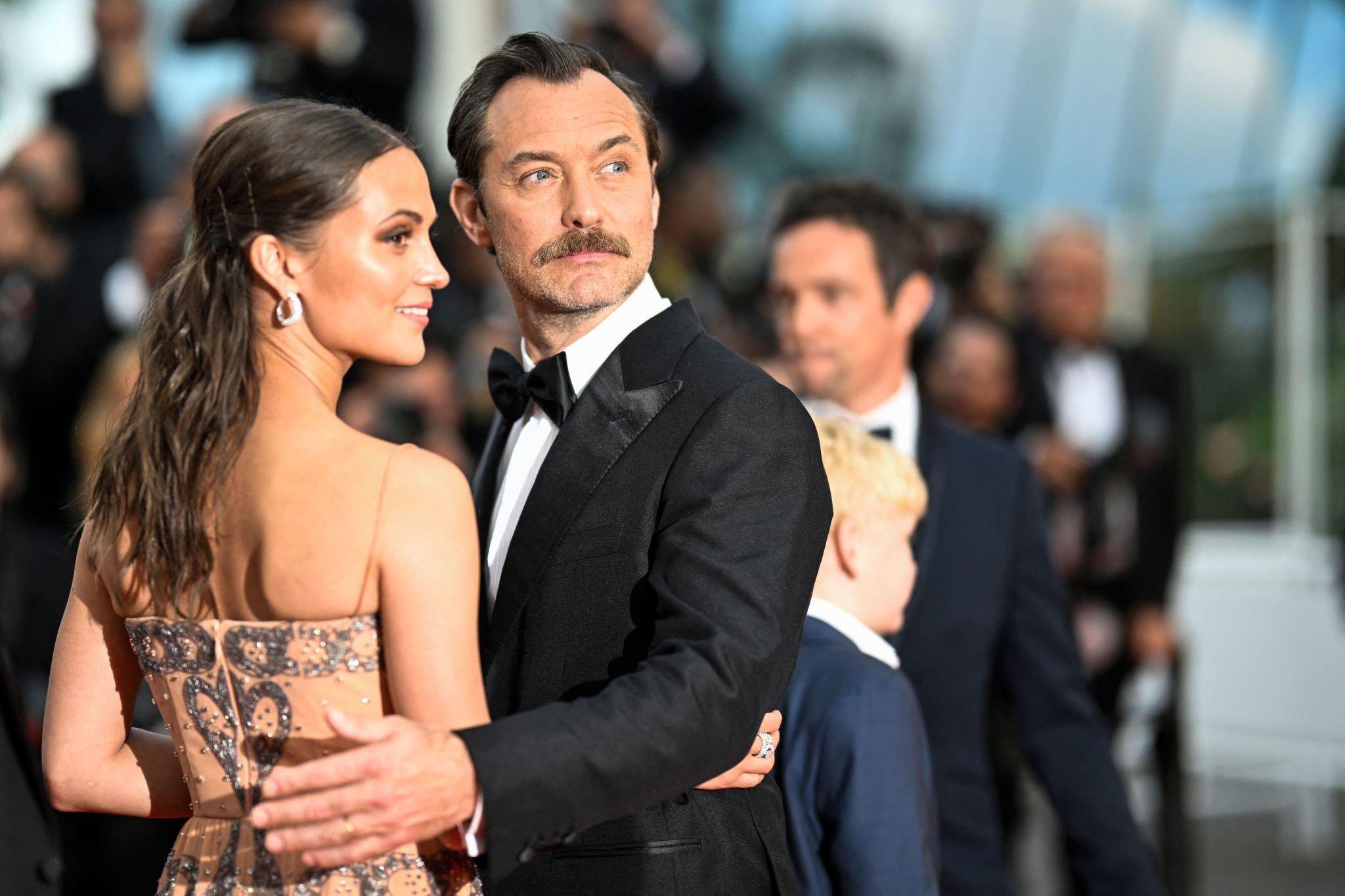 21metgala on X: Jude Law and Alicia Vikander at the 76th edition of the  Cannes Film Festival.  / X