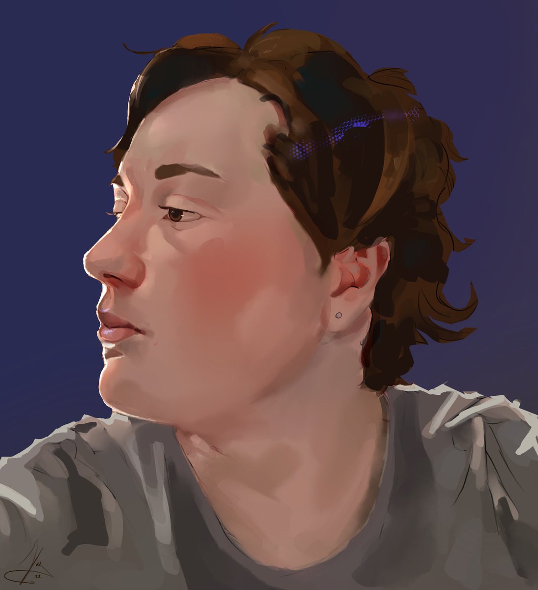 JASPRII's tweet image. self-portrait :) trying to learn to love myself more