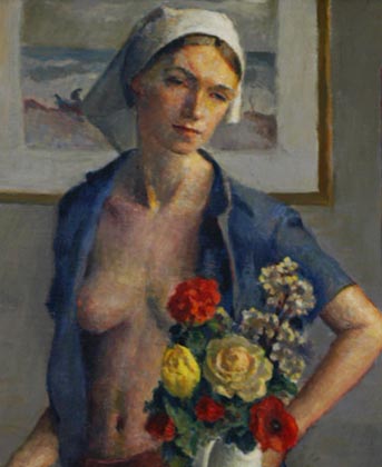 Flores para Jennifer, Robert Brackman.