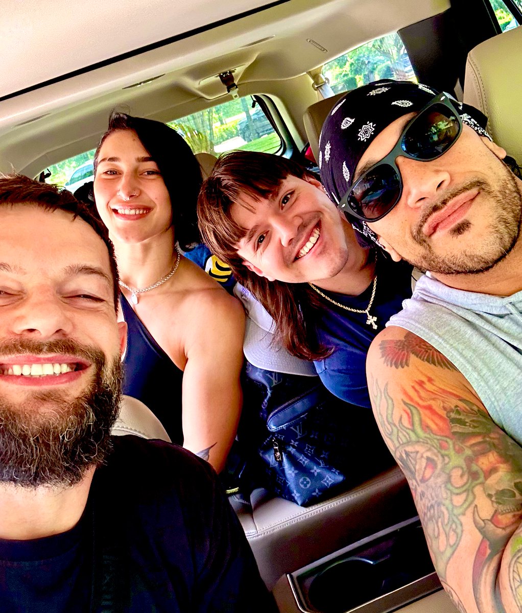 FinnBalor's tweet image. Gangsta’s Paradise @ArcherOfInfamy @DomMysterio35 @RheaRipley_WWE