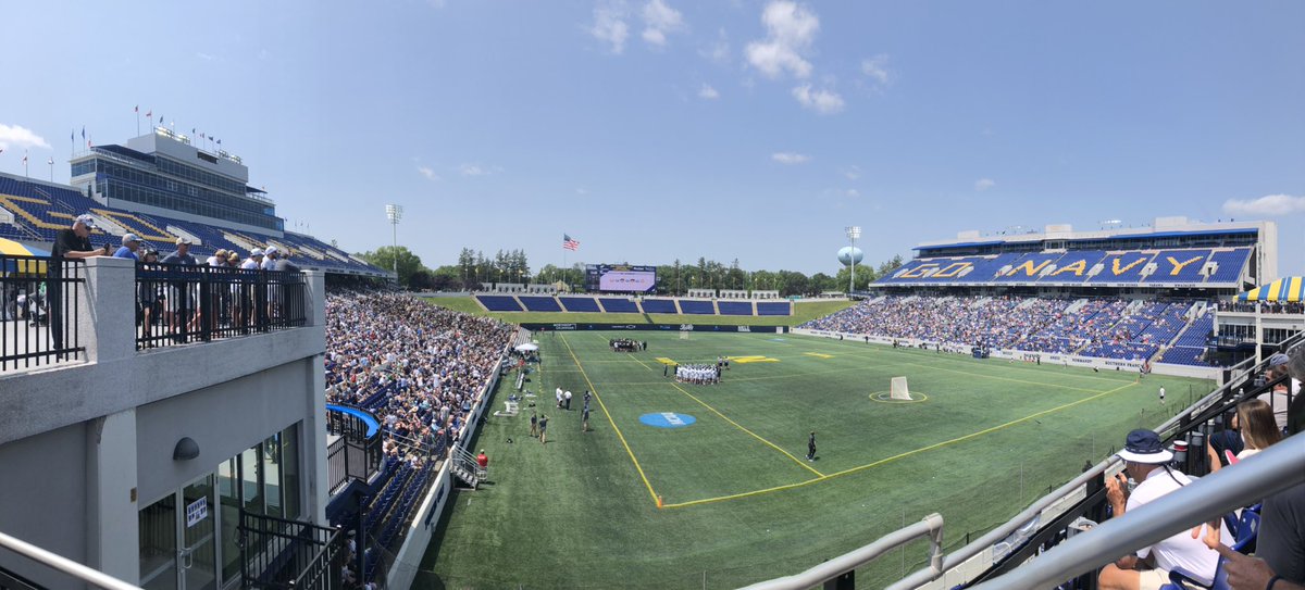 Great day in the neighborhood. Best stadium in the nation for a game. #NCAAMLAX