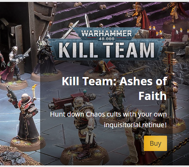 panzerbjrn's tweet photo. Hi @warhammer ; What is the point in having a "buy now" on your front page, when the box sold out in 10 seconds?
I can tell you that other games companies are loving your fiascoes. Most of my KT/Warcry playing friends have already switched to other games they can actually buy... https://t.co/uxWwYjlA5G