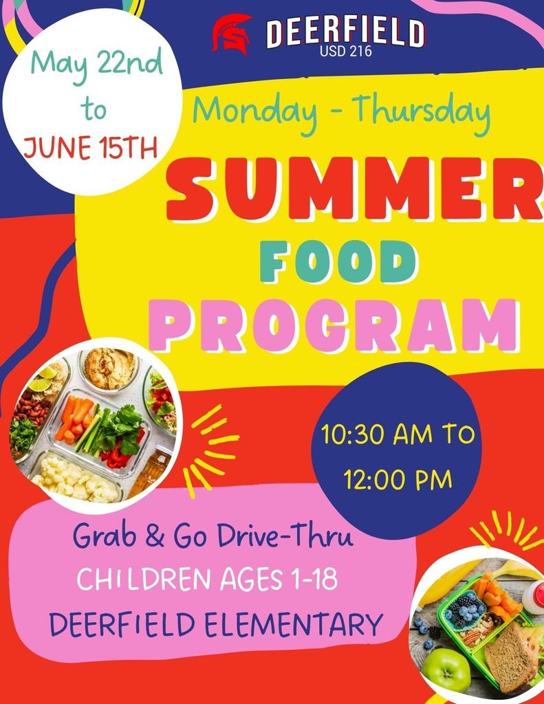 See the information below about USD 216 summer food program #InTheArena #Spartans216