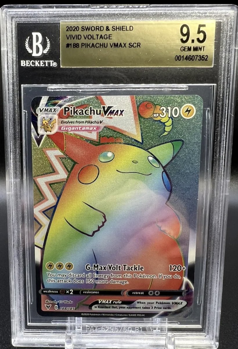 KobeCollects's tweet photo. BGS 9.5 PIKACHU GIVEAWAY!!!

🚨🚨🚨🚨🚨🚨

LIKE ✅
RETWEET ✅
TAG 1 PERSON ✅

This $250 #Pikachu slab alongside 70 other collectibles will be given away on today's live stream! #pokemon #pokemoncard #giveaway 

 https://t.co/rSIKaNmIv1 https://t.co/8etT6vjtIv