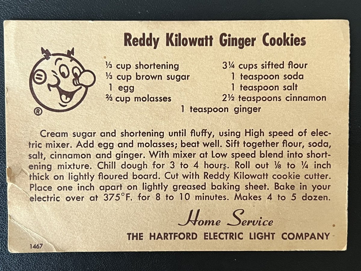 Reddy Kilowatt Ginger Cookies 🥺✨ #vintagerecipe #sundayvibes